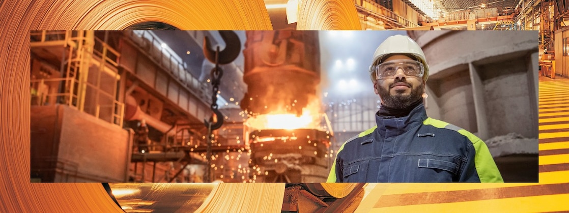 Metals worker and Metals industry factory and equipment