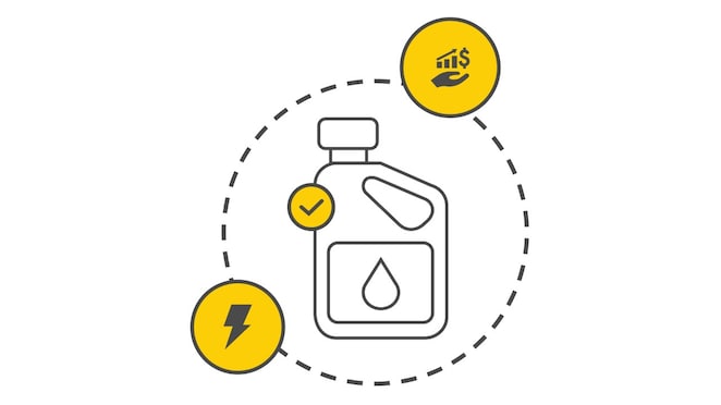 Jerry can with a $ sign icon