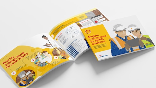Cover of the Shell LubeAdviser whitepaper: Modern Maintenance for Metals Producers