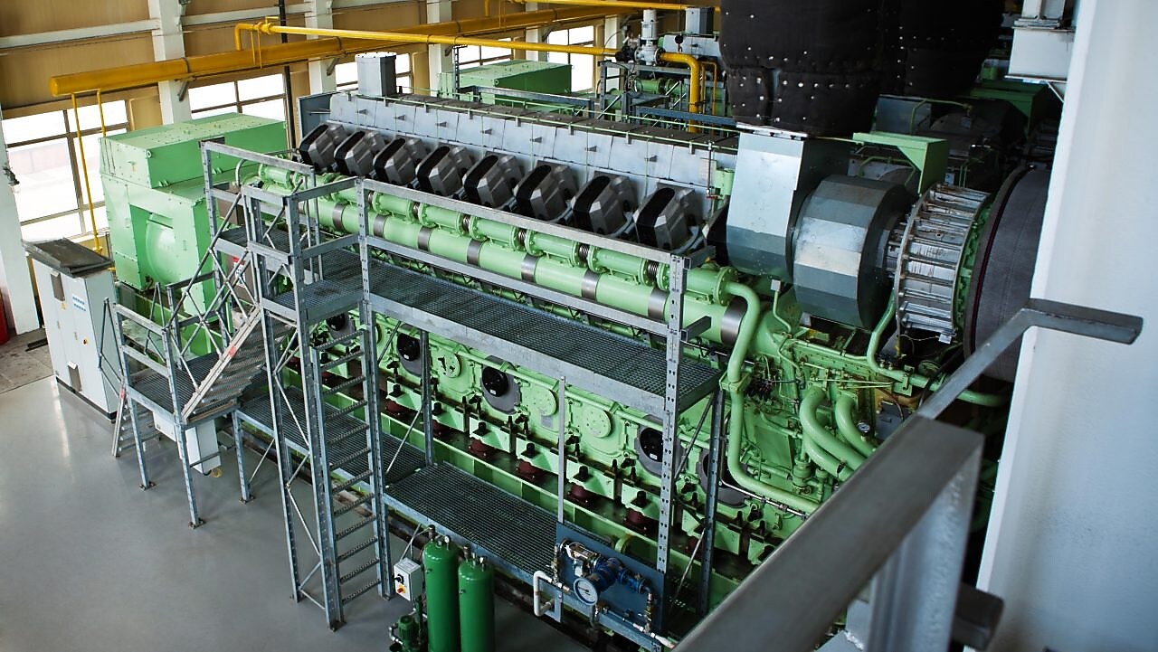 Shell power stationery engine