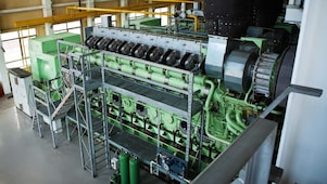 Shell power stationery engine