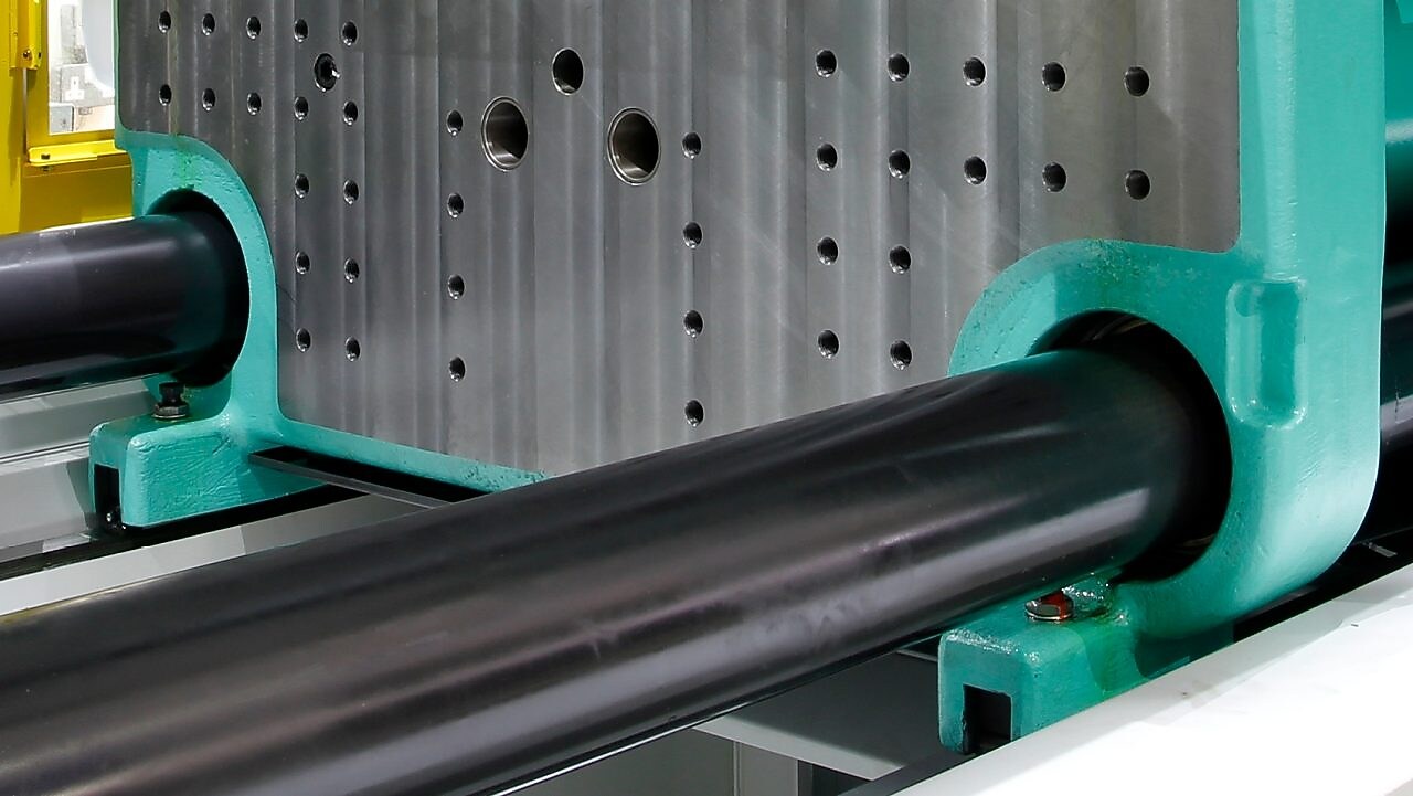 Close up on hydraulic system