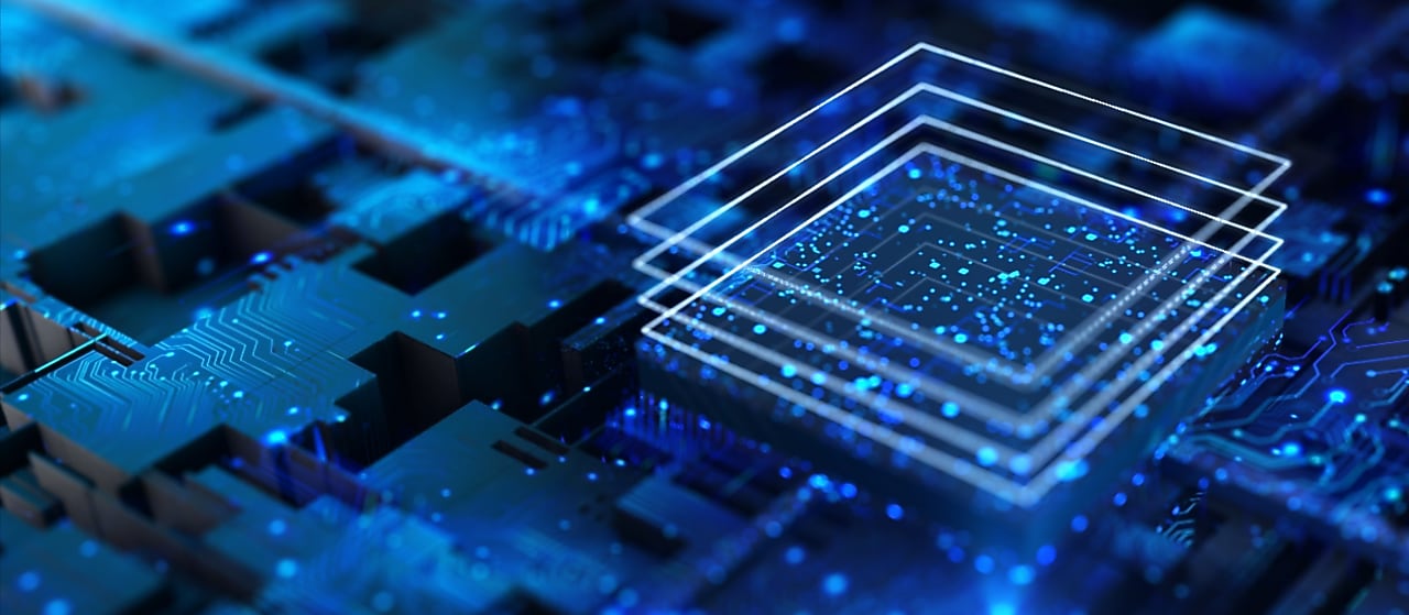 A data chip with a yellow peeling page over the top with the Shell pecten