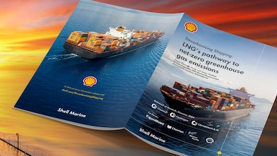Mockup of Shell’s LNG pathway report