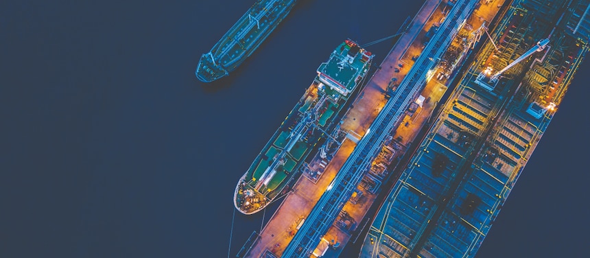 A ships on sea