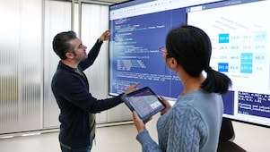 in discussion two persons