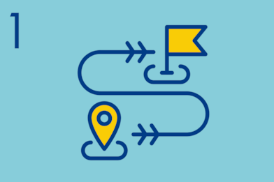 Infographic route to destination