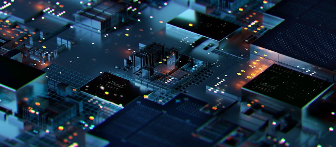 Motherboard with lights