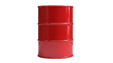Red fuel barrel