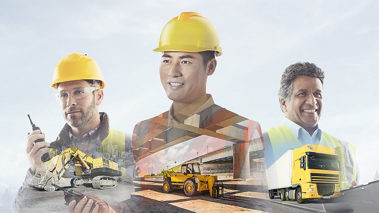 workers from construction mining and manufacturing