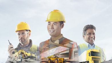 workers from construction mining and manufacturing