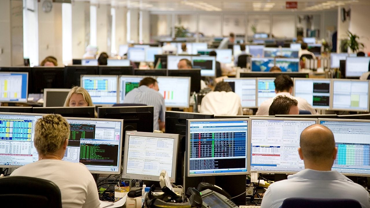 employess working on computer