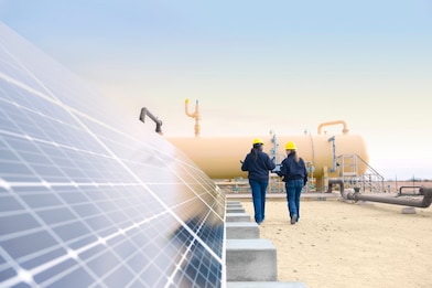 The field of the future a wellpad in the iShale program Permian basin