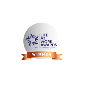 Life At Work Awards Winner Logo in circle shape