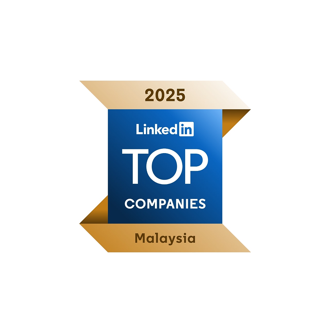 LinkedIn Top Companies 2025 Malaysia badge