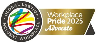 Global LGBTIQ Inclusive Workplace Pride 2025 Advocate Badge
