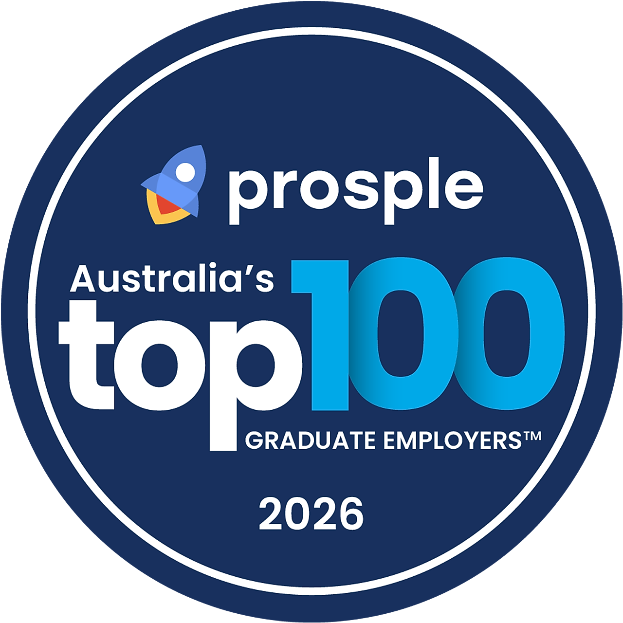 Prosple Top 100 Badges 2026