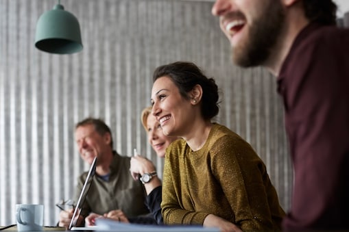 employees attending a learning programme