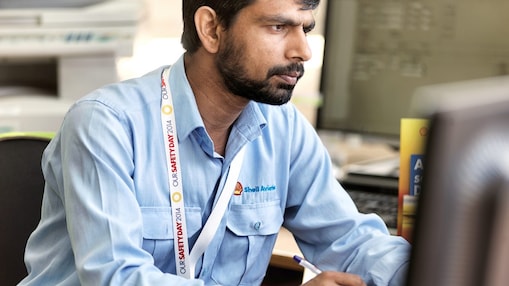 man planning about refuelling operations