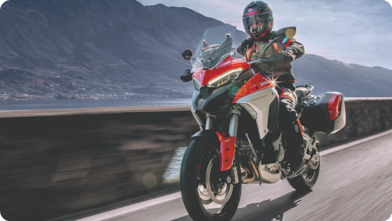 Man riding a bike which is using the Superior Engine Oil For Bikes