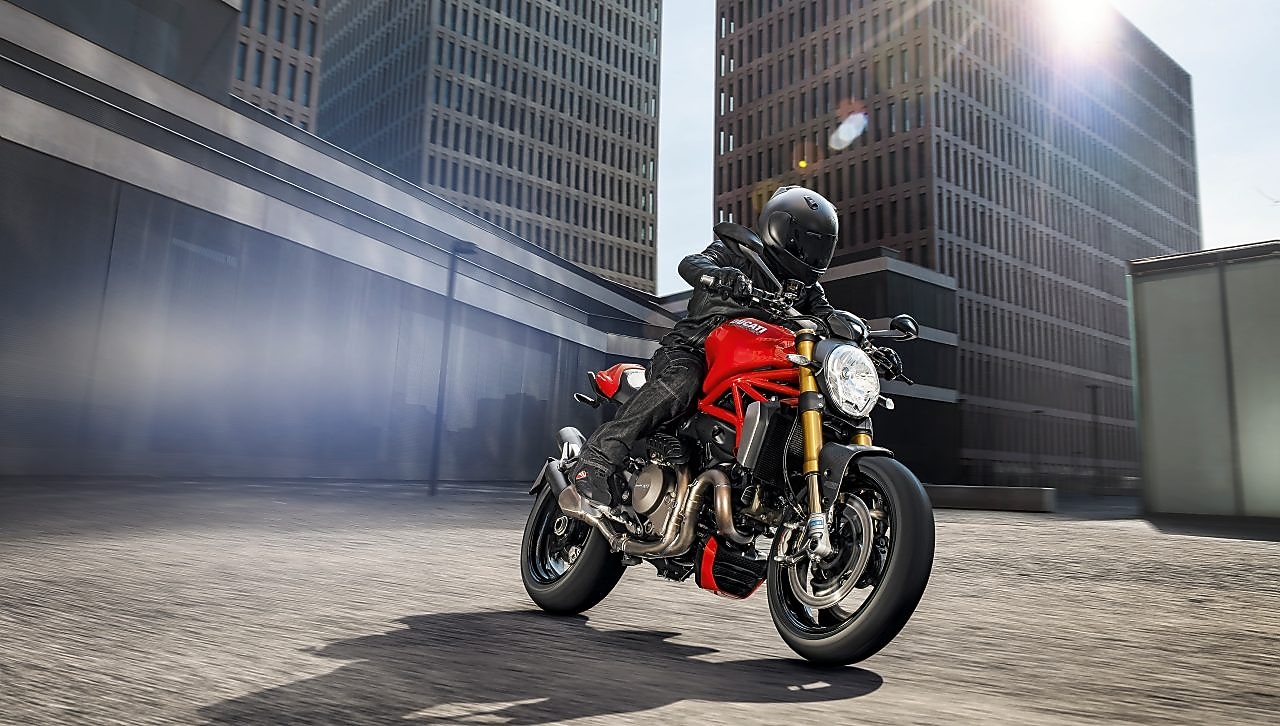 premium biker riding a bike