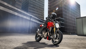 premium biker riding a bike