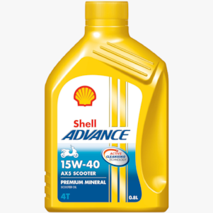 Shell Advance AX5 scooter oil