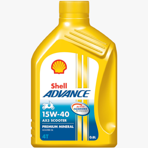 Shell Advance AX5 scooter oil