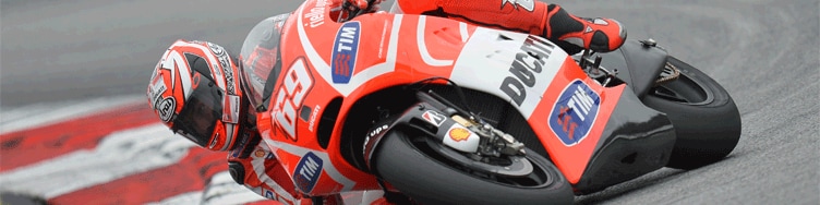 Man riding a sport bike on the road