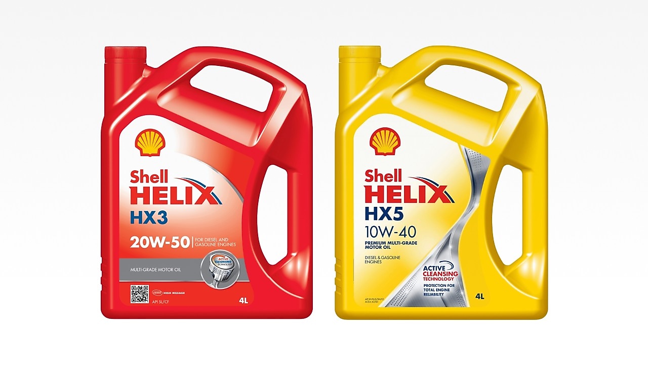 Shell Helix Mineral Oils