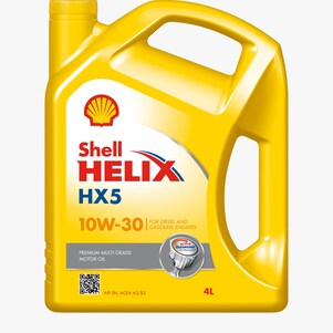 Packshot of Shell Helix HX5 10W-30