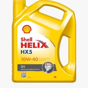 Packshot of Shell Helix HX5 10W-40