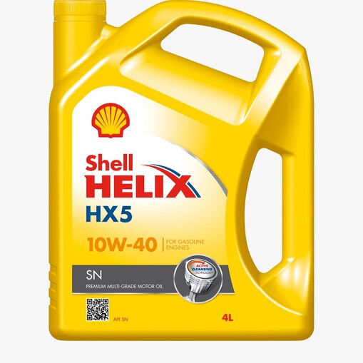 Packshot of Shell Helix HX5 10W-40