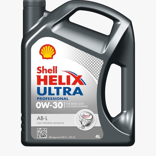 Packshot of Shell Helix Ultra Pro ABL 0W 30