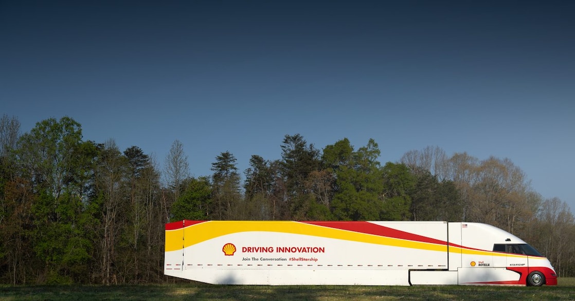 Stationary Starship Van