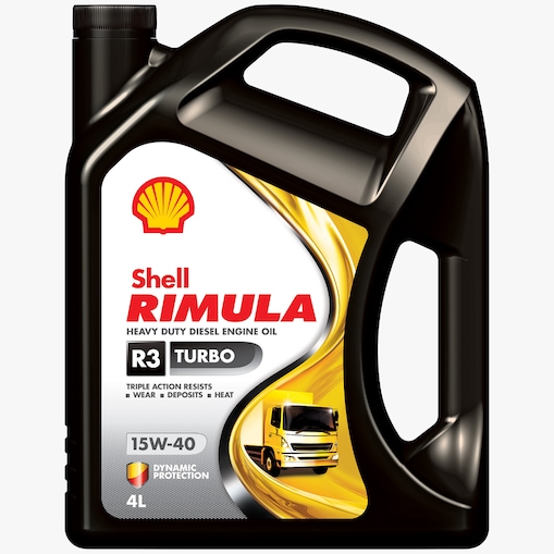 Shell Rimula R3 Turbo 4L Pack