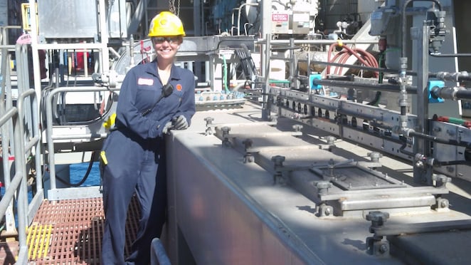 Danielle Jensen worked as an engineer on oil and gas projects before moving into offshore wind.