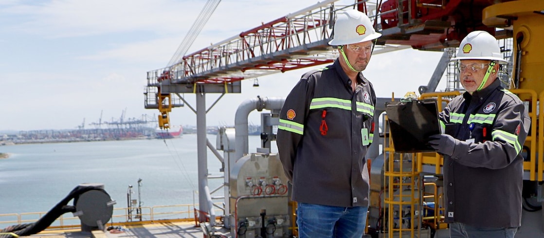 Crux platform of Shell Australia