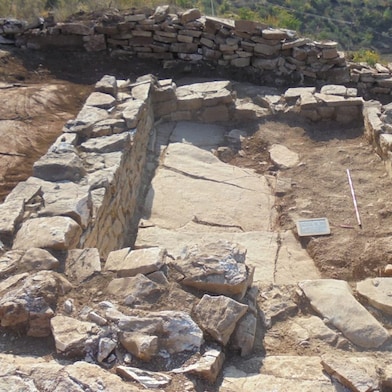 The site of the chapel excavation in Shpirag.
