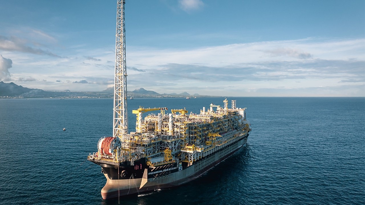 Mero-3, the floating production storage and offloading facility (FPSO) off the coast in Brazil.
