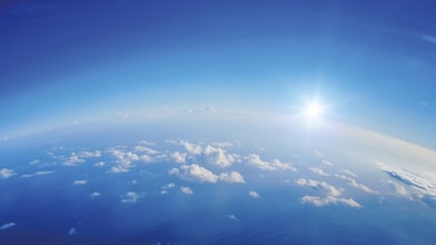 Clear blue sky