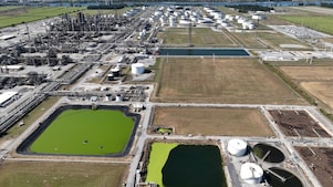 Shell Convent facility aerial view