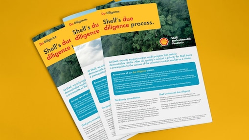 due diligence article layout on a yellow background