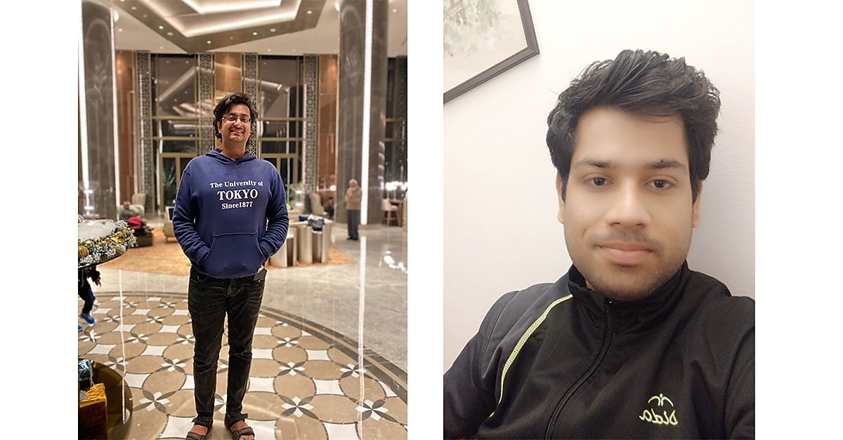 Akshat Gupta (Left) and Sumit Yadav (Right)