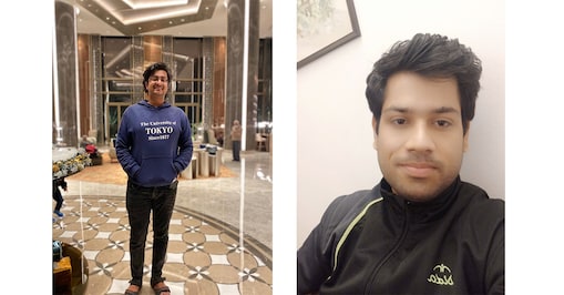 Akshat Gupta (Left) and Sumit Yadav (Right)