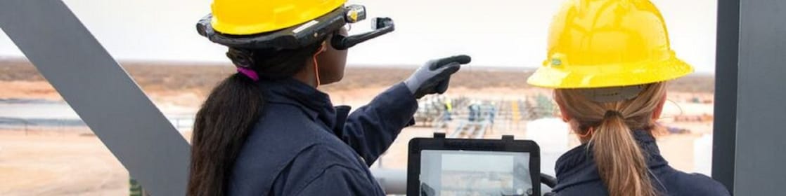Frontline staff watch over an asset equipped with wearable devices