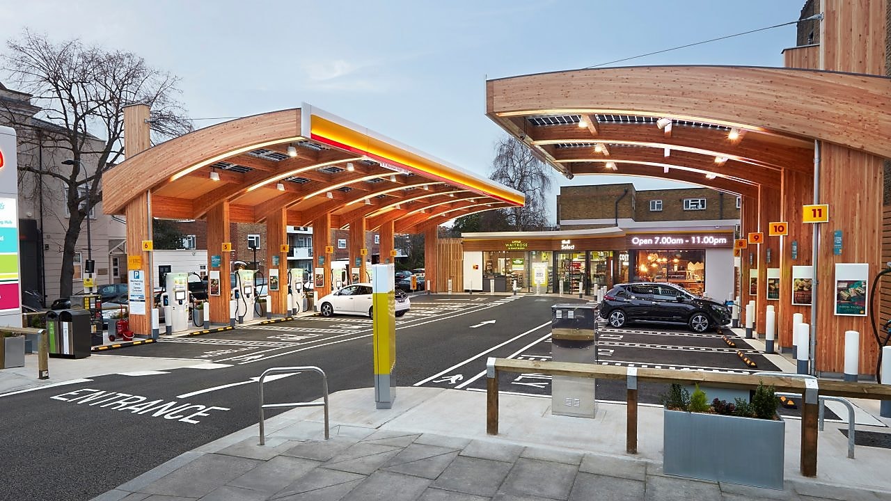 Shell EV Charging Station