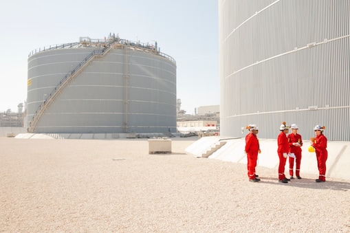 Employees at the Pearl GTL Plant