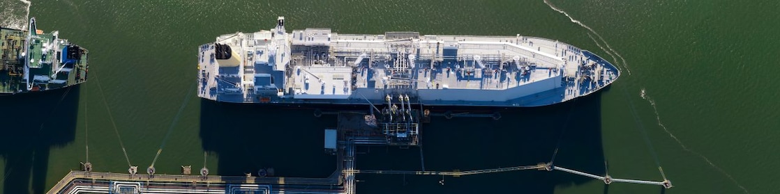 ship standing at port