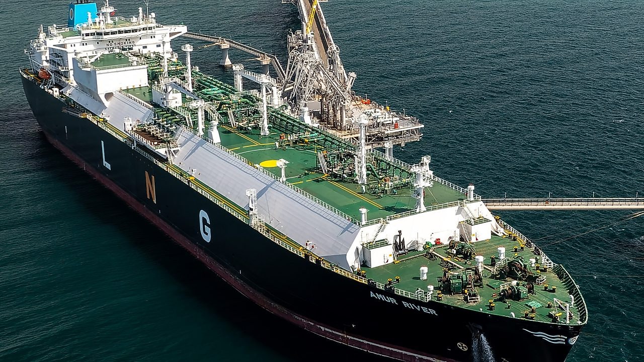 LNG vessel on the water